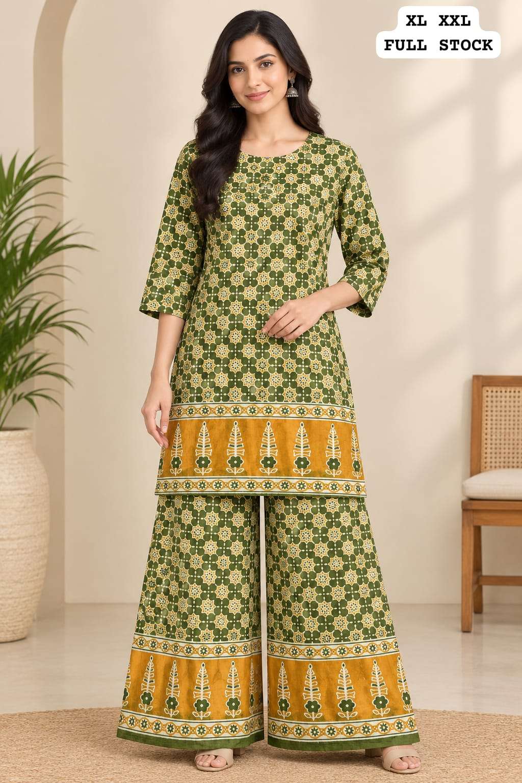 NAVRATRI SPECIAL CORD SET COTTON AJARAKH PRINT 2 PIECE ONLINE SHOP